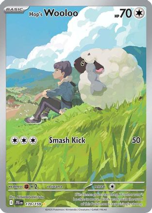 Hop's Wooloo - 170/159  - (170/159) Holofoil [SV09 Journey Together] - Trinity Hobby
