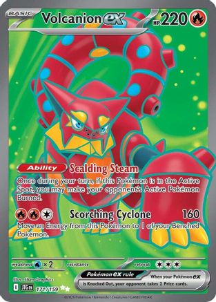 Volcanion ex - 171/159  - (171/159) Holofoil [SV09 Journey Together] - Trinity Hobby