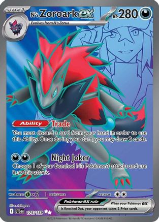 N's Zoroark ex - 175/159  - (175/159) Holofoil [SV09 Journey Together] - Trinity Hobby