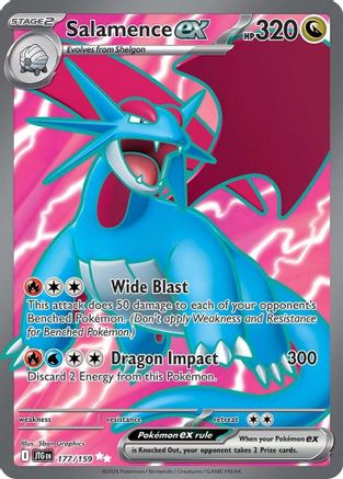 Salamence ex - 177/159  - (177/159) Holofoil [SV09 Journey Together] - Trinity Hobby