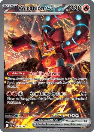 Volcanion ex - 182/159  - (182/159) Holofoil [SV09 Journey Together] - Trinity Hobby