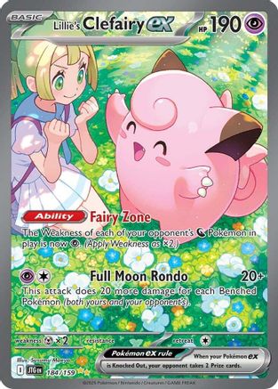 Lillie's Clefairy ex - 184/159  - (184/159) Holofoil [SV09 Journey Together] - Trinity Hobby