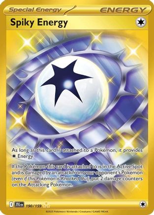 Spiky Energy - 190/159  - (190/159) Holofoil [SV09 Journey Together] - Trinity Hobby