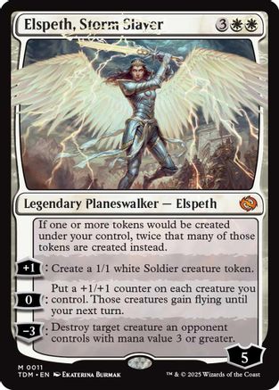 Elspeth, Storm Slayer  (TDM-011) - [Tarkir: Dragonstorm] - Trinity Hobby