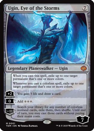Ugin, Eye of the Storms  (TDM-001) - [Tarkir: Dragonstorm] - Trinity Hobby