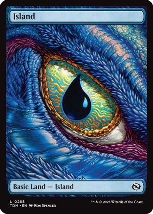 Island  [Foil]  (TDM-288) - [Tarkir: Dragonstorm] - Trinity Hobby