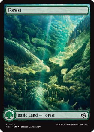 Forest  (TDM-276) - [Tarkir: Dragonstorm] - Trinity Hobby