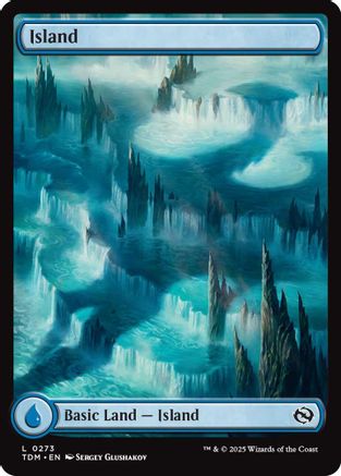 Island  [Foil]  (TDM-273) - [Tarkir: Dragonstorm]