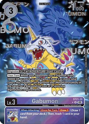 Gabumon [ST21-10] (Rare Pull) [Starter Deck: Hero of Hope] - Trinity Hobby
