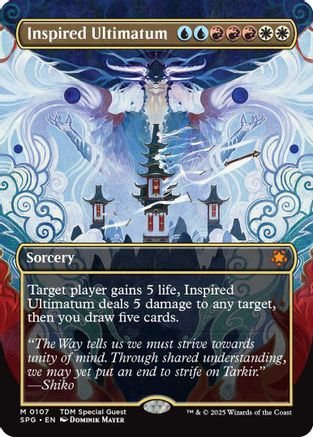 Inspired Ultimatum (Borderless) (SPG-107) - [Special Guests] - Trinity Hobby