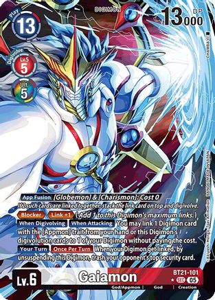 Gaiamon [BT21-101] (Alternate Art) [World Convergence]