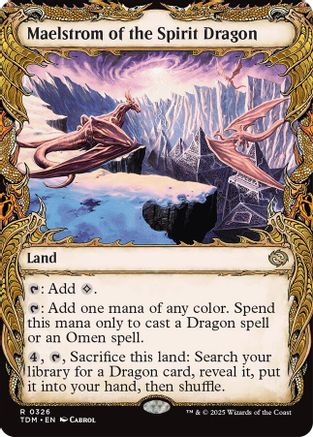 Maelstrom of the Spirit Dragon  (TDM-326) - [Tarkir: Dragonstorm]: (Showcase) - Trinity Hobby