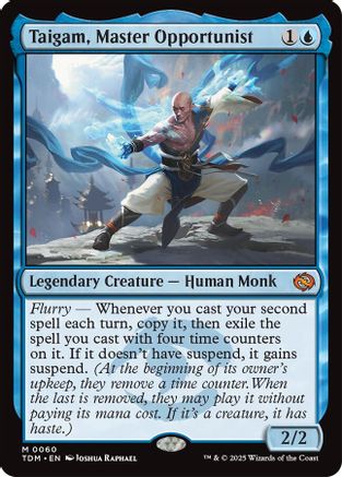 Taigam, Master Opportunist  [Foil]  (TDM-060) - [Tarkir: Dragonstorm] - Trinity Hobby