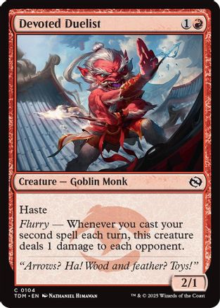 Devoted Duelist  (TDM-104) - [Tarkir: Dragonstorm] - Trinity Hobby