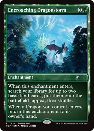 Encroaching Dragonstorm (PPTDM-424) - [Promo Pack: Tarkir: Dragonstorm] - Trinity Hobby