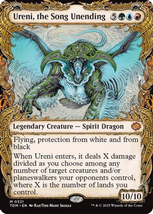 Ureni, the Song Unending  [Foil]  (TDM-321) - [Tarkir: Dragonstorm]: (Showcase) - Trinity Hobby