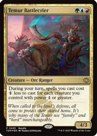 Temur Battlecrier (UMP-425) - [Unique and Miscellaneous Promos] - Trinity Hobby