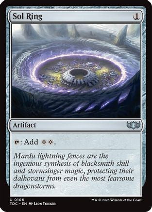 Sol Ring (TDC-106) - [Commander: Tarkir: Dragonstorm] - Trinity Hobby