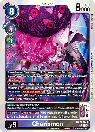 Charismon [BT21-073] [World Convergence] - Trinity Hobby