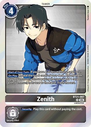 Zenith [BT21-087] [World Convergence] - Trinity Hobby