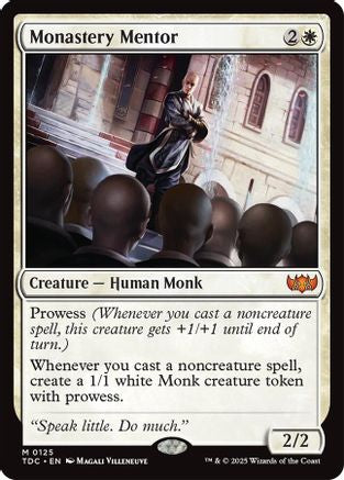 Monastery Mentor (TDC-125) - [Commander: Tarkir: Dragonstorm] - Trinity Hobby