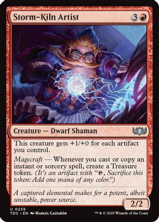 Storm-Kiln Artist (TDC-235) - [Commander: Tarkir: Dragonstorm] - Trinity Hobby