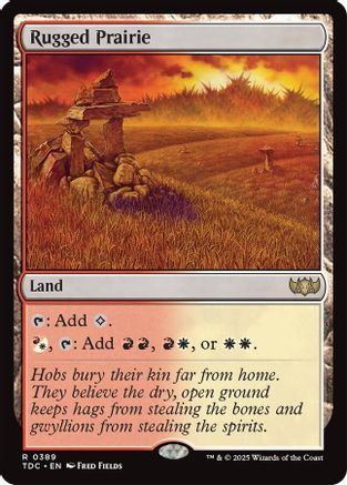 Rugged Prairie (TDC-389) - [Commander: Tarkir: Dragonstorm] - Trinity Hobby