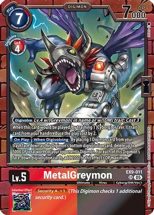 MetalGreymon (EX9-011) - [Versus Monsters] Foil - Trinity Hobby