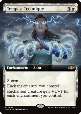 Tempest Technique (Extended Art) (TDC-056) - [Commander: Tarkir: Dragonstorm] - Trinity Hobby