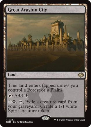 Great Arashin City  [Foil]  (TDM-257) - [Tarkir: Dragonstorm] - Trinity Hobby