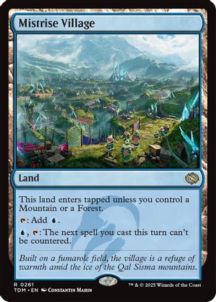 Mistrise Village  (TDM-261) - [Tarkir: Dragonstorm] - Trinity Hobby