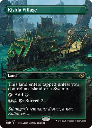 Kishla Village  [Foil]  (TDM-396) - [Tarkir: Dragonstorm] (Borderless) - Trinity Hobby