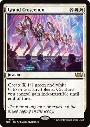 Grand Crescendo (TDC-118) - [Commander: Tarkir: Dragonstorm] - Trinity Hobby