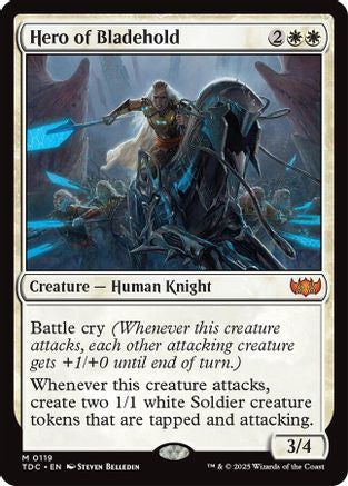 Hero of Bladehold (TDC-119) - [Commander: Tarkir: Dragonstorm] - Trinity Hobby