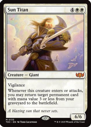 Sun Titan (TDC-133) - [Commander: Tarkir: Dragonstorm] - Trinity Hobby