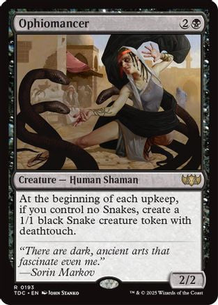 Ophiomancer (TDC-193) - [Commander: Tarkir: Dragonstorm] - Trinity Hobby