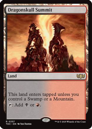Dragonskull Summit (TDC-357) - [Commander: Tarkir: Dragonstorm] - Trinity Hobby