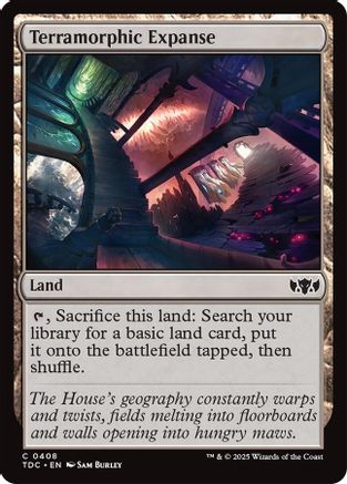 Terramorphic Expanse (TDC-408) - [Commander: Tarkir: Dragonstorm] - Trinity Hobby