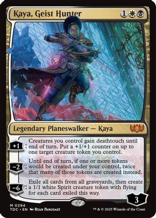 Kaya, Geist Hunter (TDC-294) - [Commander: Tarkir: Dragonstorm] - Trinity Hobby