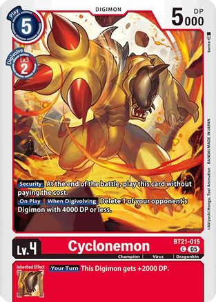 Cyclonemon [BT21-015] [World Convergence] - Trinity Hobby