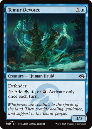 Temur Devotee  (TDM-061) - [Tarkir: Dragonstorm] - Trinity Hobby