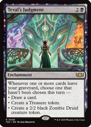 Teval's Judgment (TDC-028) - [Commander: Tarkir: Dragonstorm] - Trinity Hobby