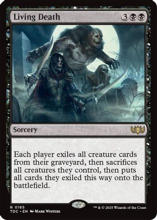 Living Death (TDC-185) - [Commander: Tarkir: Dragonstorm] - Trinity Hobby
