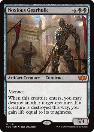 Noxious Gearhulk (TDC-191) - [Commander: Tarkir: Dragonstorm] - Trinity Hobby
