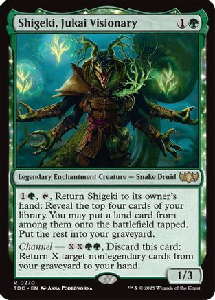 Shigeki, Jukai Visionary (TDC-270) - [Commander: Tarkir: Dragonstorm] - Trinity Hobby