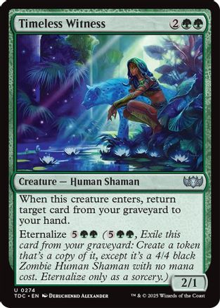 Timeless Witness (TDC-274) - [Commander: Tarkir: Dragonstorm] - Trinity Hobby