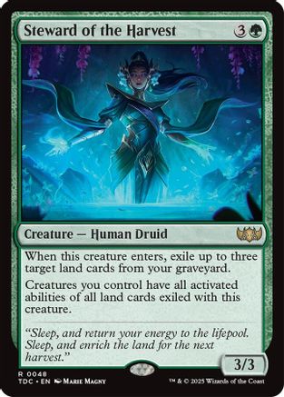 Steward of the Harvest (TDC-048) - [Commander: Tarkir: Dragonstorm] - Trinity Hobby