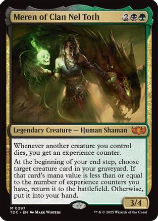 Meren of Clan Nel Toth (TDC-297) - [Commander: Tarkir: Dragonstorm] - Trinity Hobby