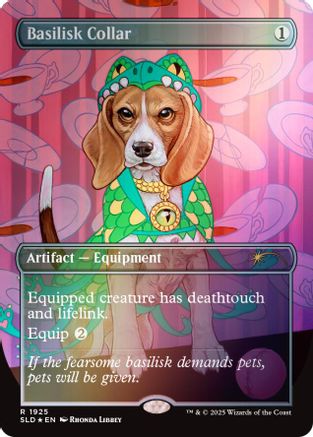 Basilisk Collar (1925) (Rainbow Foil) (SLD-1925) - [Secret Lair Drop Series] Foil - Trinity Hobby