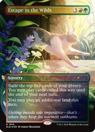 Escape to the Wilds (1916) (Rainbow Foil) (SLD-1916) - [Secret Lair Drop Series] Foil - Trinity Hobby